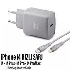  iPhone 14 Uyumlu Şarj Aleti HIZLI PD Şarj Cihazı Apple iPhone 14 Pro 14 Plus 14 Pro Max 25W HIZLI