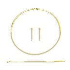 Bilezikhane 14 Ayar Altın Oval Nişan Takım 24,00 Gram