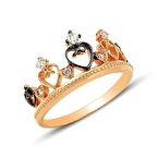 Bilezikhane Kraliçe Tacı Yüzük 3,05 Gram 14 Ayar Altın