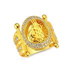 Bilezikhane Tuğralı Altın Yüzük 5.35 Gram