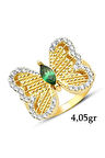 14 Ayar Kelebek Altın Yüzük