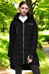Uzun Boy Kışlık Şişme Kadın Mont