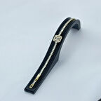 Yeni Sezon Vip Özel Seri Paslanmaz Çelik Suyolu Baget Model Altın Kaplama Kadın Bileklik