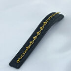 Yeni Sezon Vip Özel Seri Paslanmaz Çelik Dorikalı Örgü Model Altın Kaplama Kadın Bileklik