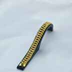 Yeni Sezon Vip Özel Seri Paslanmaz Çelik Çift Sıra Kumlu Samanyolu Altın Kaplama Kadın Bileklik