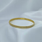 Yeni Sezon Vip Özel Seri Paslanmaz Çelik Altın Kaplama 3'lü Ajda Kadın Bileklik