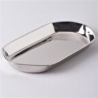 Linens Wawe 12X23,5X3 cm Sunum Servis Gümüş