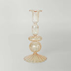 Linens Ecow Şamdan 9x9x19 cm Somon