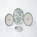 Pierre Cardin Isla Grey Porselen 24 Parça Yemek Takımı