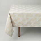 Linens Coen 150x250 cm Masa Örtüsü Bej