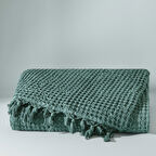 Taç Butik Göcek Pike Pamuk Çift Kişilik Pike Yeşil