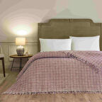 Linens Amorie Tek Kişilik Pembe Battaniye