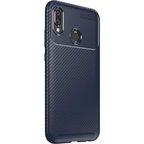 Smcase Samsung Galaxy A20 Kılıf Negro Karbon Silikon   Tam Kapatan Cam