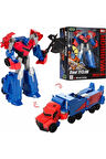 T-warrior Metal Gövdeli Oyuncak Robota Dönüşebilen Araba Transformers Optimus Prime
