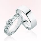 Teş Taş Model Altın Alyans 1505-2