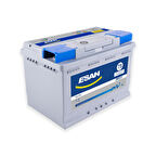 ESAN 75Ah PRESTİJ TAM KAPAKLI L3 SP GRİSAP MAVİ MUHAFAZA GRİ GRİ DÜZ KUTUP