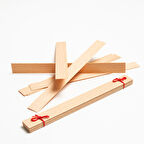 Ahşap Mum Fitili 50 Adet ( 15mm x 100mm x 0,5mm )