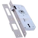  Kale 151R 40mm Oda Kapı Kilidi Rozet Delikli Nikel