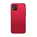 Smcase iPhone 12 Pro Kılıf Lüks Silikon  Tam Kapatan Cam