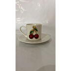 KİRAZ DESENLİ 2 KİŞİLİK FİNCAN TAKIMI