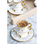 ACAR AMORY 6 KİŞİLİK KAHVE FİNCANI TAKIMI - 90 ML