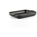 HOSSEVEN HS DD GTV 2632 DİKDÖRTGEN IZGARA TAVA 26*32 CM ÇİFT KULP SİYAH