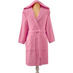 TAÇ GENÇ MODASI BORNOZ PEMBE