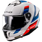 LS2 STREAM 2 VINTAGE BEYAZ-MAVİ-KIRMIZI KASK L