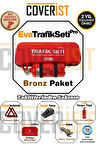 Eva Trafik Seti Plus - 1 KG Yangın Tüpü - 2 Yıllık - Kırmızı - Bronz Paket