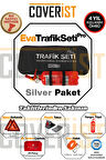 Eva Trafik Seti Plus - 1 KG Yangın Tüpü - 4 Yıllık - Siyah - Silver Paket
