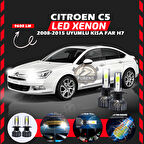 Citroen C4 2012-2017 Uzun Far Uyumlu Şimşek Etkili Led Xenon Pro series H7