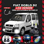 Fiat Doblo D2 2006-2012 Sis Farı Uyumlu Şimşek Etkili Led Xenon Pro Series H1