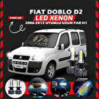 Fiat Doblo D2 2006-2012 Uzun Far Uyumlu Şimşek Etkili Led Xenon Pro Series H1