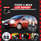 Ford C-MAX 2003-2010 Kısa Far Uyumlu Şimşek Etkili Led Xenon Premium Series H7
