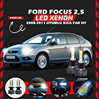 Ford Focus 2.5 2008-2011 Kısa Far Uyumlu Şimşek Etkili Led Xenon Pro Series H7