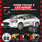 Ford Focus 4 2018-2024 Sis Farı Uyumlu Şimşek Etkili Led Xenon Premium Series H11