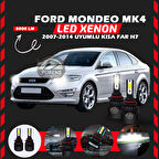 Ford Mondeo MK4 2007-2014 Kısa Far Uyumlu Şimşek Etkili Led Xenon Light Series H7