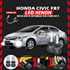 Honda Civic FB7 2012-2015 Sis Fari Uyumlu Şimşek Etkili Led Xenon Premium Series H11