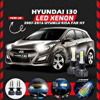 Hyundai İ30 2007-2016 Kısa Far Uyumlu Şimşek Etkili Led Xenon Pro Series H7