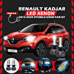 Renault Kadjar 2015-2020 Uzun Far Uyumlu Şimşek Etkili Led Xenon Pro Series H7