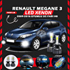 Renault Megane 3 2009-2016 Sis Farı Uyumlu Şimşek Etkili Led Xenon Pro Series H8