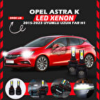Opel Astra K 2015-2023 Uzun Far Uyumlu Şimşek Etkili Led Xenon Light Series H1
