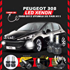 Peugeot 308 2008-2012 Sis Farı Uyumlu Şimşek Etkili Led Xenon Premium Series H1