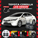 Toyota Corolla 2013-2018 Sis Farı Uyumlu Şimşek Etkili Led Xenon Premium Series H11