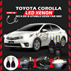 Toyota Corolla 2013-2018 Uzun Far Uyumlu Şimşek Etkili Led Xenon Light Series HB3