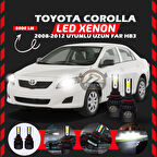 Toyota Corolla 2008-2012 Uzun Far Uyumlu Şimşek Etkili Led Xenon Light Series HB3