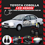 Toyota Corolla Efsane Kasa Uzun Kısa Far Uyumlu Şimşek Etkili Led Xenon Light Series H4