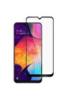 Samsung Galaxy A20 Kırılmaz Cam Tam Kaplayan Ekran Koruyucu - Siyah