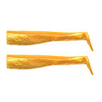 JLC Alevin 8.5cm 5gr #02 Orange Gold Silikon Kuyruk (2 Adet)