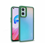 Smcase Oppo A36 Kılıf Renkli Bumper Hybrid Flora Silikon
